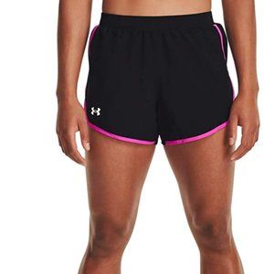 NWT Under Armour Women's Fly By 2.0 Running Shorts Size XS Meteor Pink $30 1C172